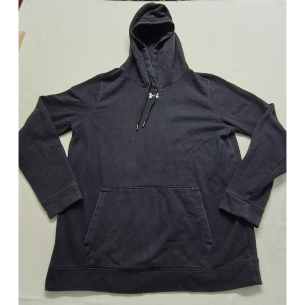 Under Armour Loose men's black front pocket drawstring hoodie sweatshirt‎ sz. Lg